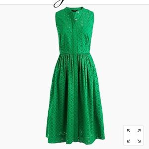 🍀J. C R E W  Eyelet Shirtdress